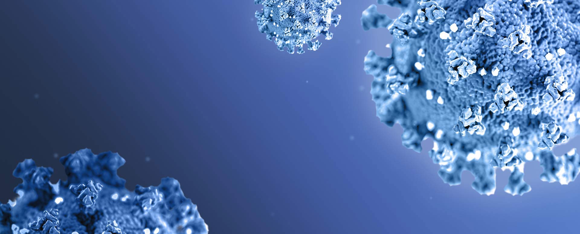 COVID-19 virus particles